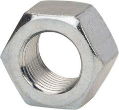 Made in USA - 5/16-24 UN Steel Right Hand Hex Nut - 1/2" Across Flats, 17/64" High, Zinc Clear Finish - Makers Industrial Supply