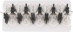 Value Collection - Incandescent Miniature & Specialty S8 Lamp - Plastic Wedge Base - Makers Industrial Supply