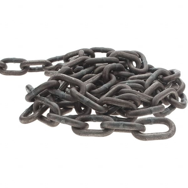 Peerless Chain - 1/4" Welded High Test Chain - 5,400 Lb Capacity, Grade 40, 134' Long, Hot Galvanized Finish - Makers Industrial Supply