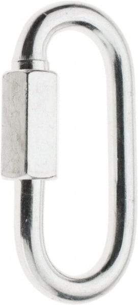 Value Collection - Zinc Steel Quick Link - 3/16" Diameter, 600 Lb Load Limit - Makers Industrial Supply