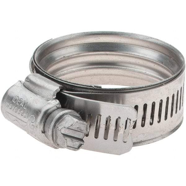 IDEAL TRIDON - SAE Size 22, 29 to 43mm Diam, Stainless Steel 360° Worm Drive Clamp - Makers Industrial Supply