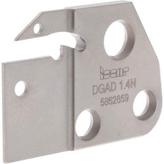 Iscar - 1.4mm Insert Width, Cutoff & Grooving Support Blade for Indexables - 1.1" Max Depth of Cut, 1mm Head Projection - Makers Industrial Supply