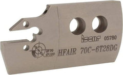 Iscar - 6mm Groove Width, 28mm Max Depth of Cut, Right Hand Cut, HFAI Indexable Grooving Blade - HFPR/L Insert Style, Series Heliface - Makers Industrial Supply