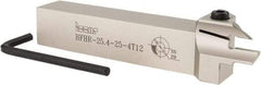 Iscar - HFH, External, Right Hand, 0.47" Max Depth of Cut, 0.157" Max Groove Width, Indexable Grooving Tool Holder - DG.., GRIP, HG.. Insert Compatibility, 1" Shank Height, 1" Shank Width, 6" OAL - Makers Industrial Supply