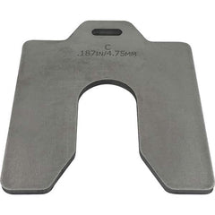 Maudlin Products - Metal Shim Stock Type: Slotted Shim Material: Stainless Steel - Makers Industrial Supply