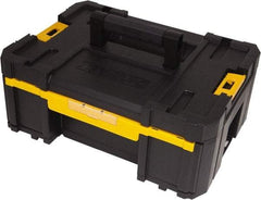 DeWALT - 1 Compartment 1 Drawer Tool Organizer - 12-1/4" Wide x 6-7/8" Deep x 6-55/64" High, Structural Foam, Black/Yellow - Makers Industrial Supply