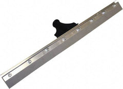 SEYMOUR-MIDWEST - 24" EPDM Blade Floor Squeegee - Threaded End, Single Edge, Gray, Aluminum Holder - Makers Industrial Supply