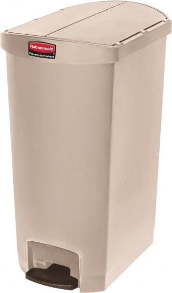 Rubbermaid - 18 Gal Rectangle Unlabeled Trash Can - Exact Industrial Supply