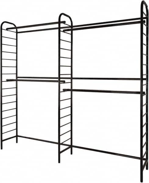 ECONOCO - 16" Wide, 88 High, Open Shelving Accessory/Component - Steel, Semi-Gloss Finish, 96" Long, Use with Ladder System - Makers Industrial Supply