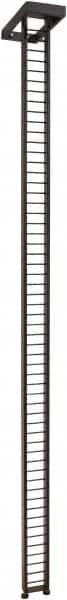 ECONOCO - 1-1/2" Wide, 87-1/2 High, Open Shelving Accessory/Component - Steel, Matte Finish, 7-1/2" Deep, Use with Mini-Ladder System - Makers Industrial Supply