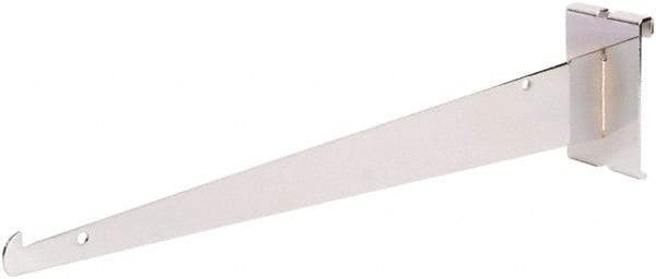 ECONOCO - Chrome Coated Shelf Bracket - 14" Long - Makers Industrial Supply