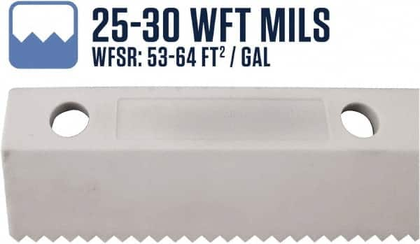 SEYMOUR-MIDWEST - 26" Rubber Blade Floor Squeegee - Threaded End, Single Edge, Gray, Use with 78256 - Makers Industrial Supply