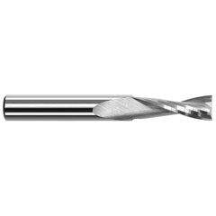 Harvey Tool - 1/4", 3/8" LOC, 1/4" Shank Diam, 2-1/2" OAL, 2 Flute Solid Carbide Square End Mill - Exact Industrial Supply