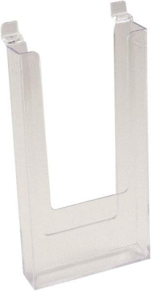 ECONOCO - 4-1/2" Wide x 1" Deep x 9" High, 1 Compartment, Acrylic Literature Holder - Clear, 4-7/16" Compartment Width x 13/16" Compartment Depth x 8-1/4" Compartment Height - Makers Industrial Supply