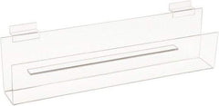 ECONOCO - 16" Wide x 2" Deep x 4" High, Acrylic Greeting Card Shelf - Clear - Makers Industrial Supply