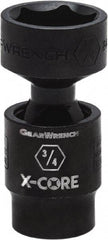 GearWrench - 3/8" Drive 11/16" Standard Universal Impact Socket - 6 Points, 2-13/66" OAL - Makers Industrial Supply