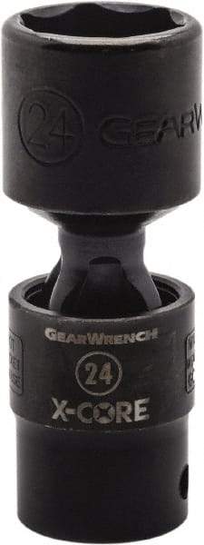 GearWrench - 1/2" Drive 22mm Standard Universal Impact Socket - 6 Points, 3-8/51" OAL - Makers Industrial Supply