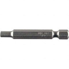 Wiha - 3mm Hex Power Bit - 1/4" Drive, 50mm OAL - Makers Industrial Supply