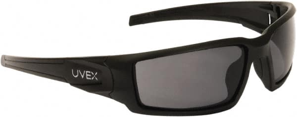 Uvex - Gray Lenses, Framed Safety Glasses - Anti-Fog, Scratch Resistant, Size Universal, Wrap Around - Makers Industrial Supply