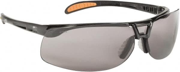 Uvex - Gray Lenses, Frameless Safety Glasses - Scratch Resistant, Adjustable Temples, Size Universal, Wrap Around - Makers Industrial Supply