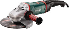 Metabo - 9" Wheel Diam, 6,600 RPM, Corded Angle & Disc Grinder - 5/8-11 Spindle - Makers Industrial Supply