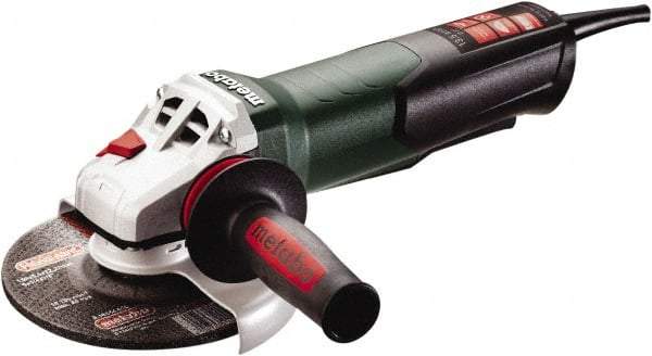 Metabo - 6" Wheel Diam, 9,600 RPM, Corded Angle & Disc Grinder - 5/8-11 Spindle, 120 Volts, 13.5 Amps - Makers Industrial Supply