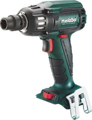 Metabo - 1/2" Drive 18 Volt Pistol Grip Cordless Impact Wrench & Ratchet - 2,150 RPM, 295 Ft/Lb Torque, Lithium-Ion Batteries Not Included - Makers Industrial Supply