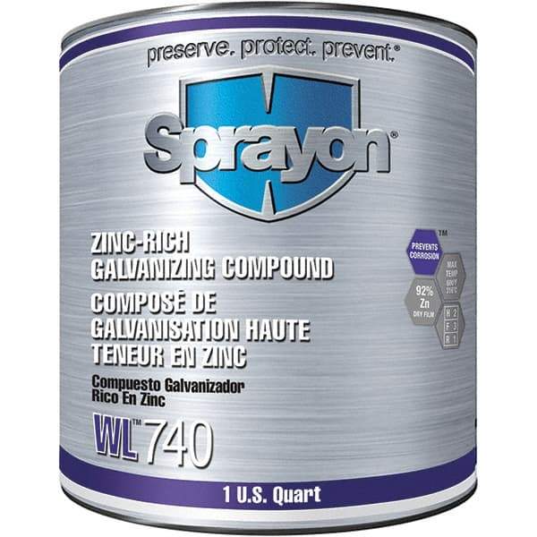 Sprayon - 32 oz Zinc Cold Galvanizing Compound - Comes in Can - Makers Industrial Supply