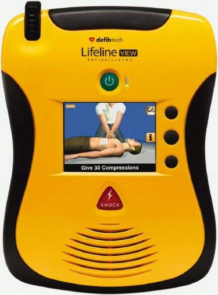 Defibtech - Adult Pad Defibrillator - Nonrechargeable Lithium Battery Included - Makers Industrial Supply