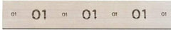 Starrett - 18" Long x 3" Wide x 5/8" Thick, AISI Type O1, Tool Steel Oil-Hardening Flat Stock - + 1/4" Long Tolerance, + 0.01 - 0.015" Wide Tolerance, + 0.01 - 0.015" Thick Tolerance - Makers Industrial Supply