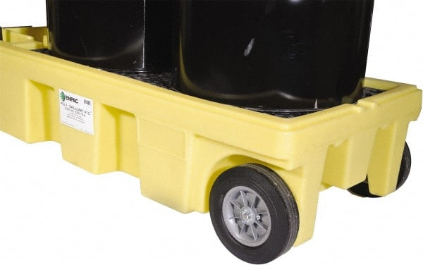 Enpac - Mobile Spill Containment Type: Spill Control Cart Number of Drums: 2 - Makers Industrial Supply