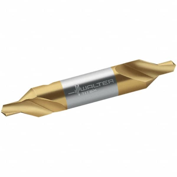 Walter-Titex - Metric Plain Cut 60° Incl Angle High Speed Steel Combo Drill & Countersink - Makers Industrial Supply