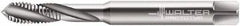 Walter-Prototyp - M8x1.25 Metric 3 Flute 6HX Modified Bottoming Spiral Flute Tap - Powdered Metal, Bright Finish, 90mm OAL, Right Hand Flute, Right Hand Thread, Series 204107 - Exact Industrial Supply