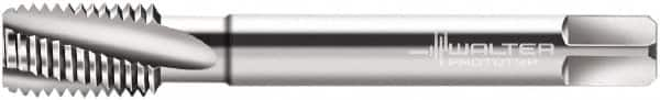 Walter-Prototyp - 5/8-18 UNF 4 Flute 2B Modified Bottoming Spiral Flute Tap - Powdered Metal, Bright Finish, 100mm OAL, Right Hand Flute, Right Hand Thread, Series 23466 - Exact Industrial Supply