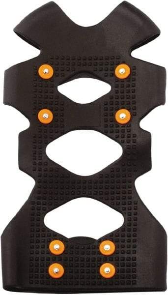 Ergodyne - Size 2XL, (Women's Size 2XL) Strap-On Cleat - Steel Studs Traction, Black - Makers Industrial Supply