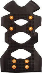 Ergodyne - Size 2XL, (Women's Size 2XL) Strap-On Cleat - Steel Studs Traction, Black - Makers Industrial Supply