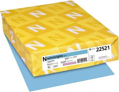 Neenah Paper - 8-1/2" x 11" Lunar Blue Colored Copy Paper - Use with Laser Printers, Inkjet Printers, Copiers - Makers Industrial Supply