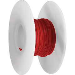 OK Industries - 30 AWG, 1 Strand, 304 m OAL, Copper Hook Up Wire - Red Kynar Jacket - Makers Industrial Supply