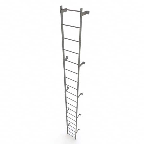 TRI-ARC - Rolling & Wall Mounted Ladders & Platforms Type: Fixed Ladder Style: Safety Cage - Makers Industrial Supply