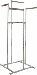 ECONOCO - Chrome 4-Way Display Rack - 71" High - Makers Industrial Supply