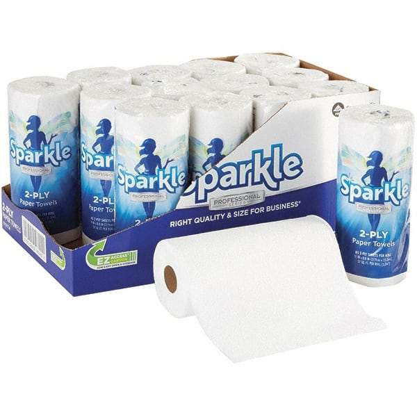 Georgia Pacific - Perforated Roll of 2 Ply White Paper Towels - 11" Wide - Makers Industrial Supply