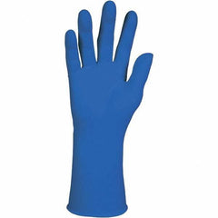 KleenGuard - Size 2XL, 12" Long, 12 mil Thick, Supported, Neoprene/Nitrile Chemical Resistant Gloves - Textured Finish, Straight Cuff, Blue - Makers Industrial Supply