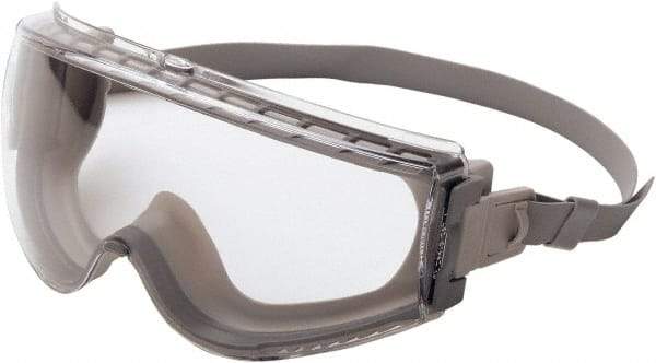 Uvex - Size Universal, Clear Polycarbonate Anti-Fog Lens, Safety Goggles - Indirect Vent, Gray Frame - Makers Industrial Supply