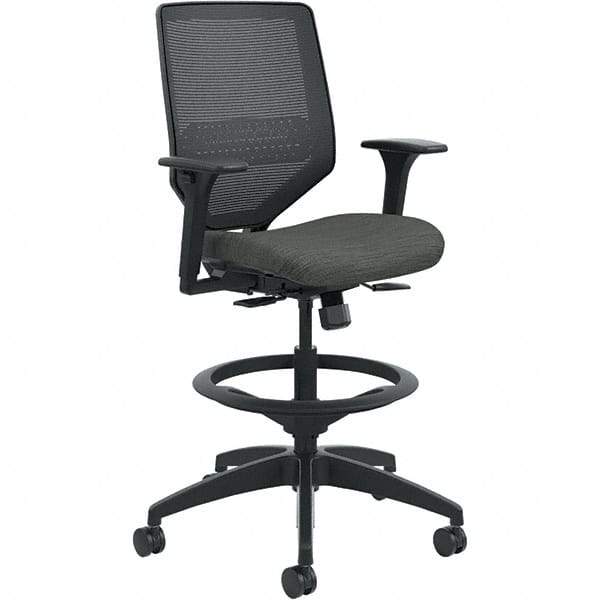 Hon - 53" High Mid Back Chair - 29-3/4" Wide x 28-3/4" Deep, Fabric Mesh Seat, Ink - Makers Industrial Supply