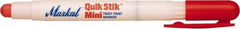 Markal - Red Solid Paint Marker - Fine Medium Tip, Alcohol Base Ink - Makers Industrial Supply