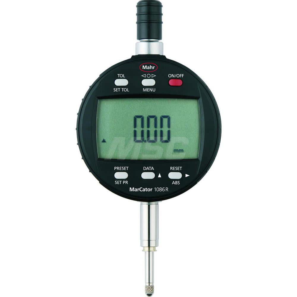 Mahr - Electronic Drop Indicators; Minimum Measurement (Decimal Inch): 0 ; Minimum Measurement (Inch): 0 ; Minimum Measurement (mm): 0 ; Maximum Measurement (Inch): 2 ; Maximum Measurement (mm): 50 ; Resolution (Decimal Inch): 0.0005 - Exact Industrial Supply