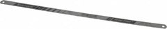 Starrett - 12" Long, 18 Teeth per Inch, Carbon Steel Hand Hacksaw Blade - Toothed Edge, 1/2" Wide x 0.025" Thick, Flexible - Makers Industrial Supply