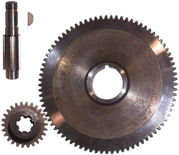 Bridgeport - Spindle Bull Gear Assembly - Step Pulley Top Housing, 1 HP B Series Mills - Makers Industrial Supply