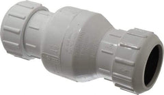 Little Giant Pumps - 2" PVC Check Valve - Inline, Compression - Makers Industrial Supply