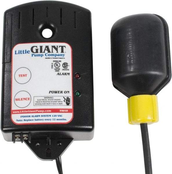 Little Giant Pumps - High-Water Alarms Voltage: 115V Material: Corrrosion-resistant plastic - Makers Industrial Supply